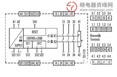 继电器接线图常用典型的分享